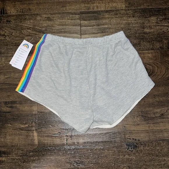 NWT Spiritual Gangster Rainbow Sweat Shorts